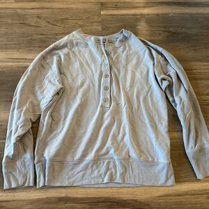 Athleta Button Down Sweatshirt
